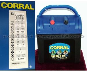 Elettrificatore per recinti elettrici New Corral Super B170 Plus 9v -12v e 230v