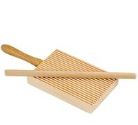 Elettro Center Art.298 Rigagnocchi con Asta per Garganelli, Legno, Beige