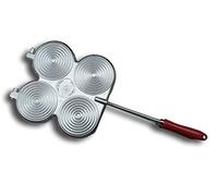 ELETTRO CENTER Art.382 Tigelliera, Alluminio, Argento