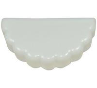 ELETTRO CENTER Art.385 Mezzaluna per Ravioli, Pom, Bianco, 9x4.6x2.5 cm