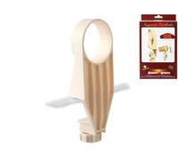 Elettro Center Supporto Da Tavolo Per Torchietto In Plastica Bianca Cm 24X5X8