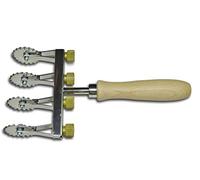 Tagliapasta Regolabile 4 lame dentato 393 Grigio Elettro Center