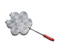 Elettro Center Tigelliera Alluminio 7 posti d. 90 mm Silver Art 381