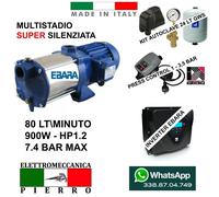 ELETTRO POMPA AUTOCLAVE Kit SMART PRESS CONTROL INVERTER V220 EBARA Hp0.5 1.2 1