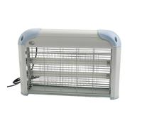 Elettro sterminatore zanzariera elettrica in alluminio a 2 lampade per esterno - 27 x 12 x H26 cm