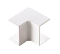 Elettrocanali canali pavimento - Angulo interno per canale 120 x 80 mm bianco