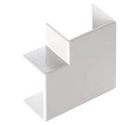 Elettrocanali canali pavimento - Angulo piatto per canale 60 x 40 mm Bianco