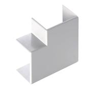 Elettrocanali canali pavimento - Angulo piatto per canale 80 x 60 mm Bianco