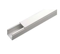 Elettrocanali canali pavimento - Canale portacable con coperchio 40 x 40 mm Bianco