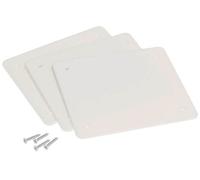 ELETTROCANALI Coperchio Ricambio per Scatola Incasso 92X92 EC351C1