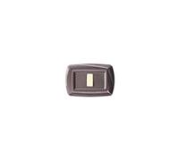 elettrocanali ECL2593AN placca 3 foro alluminio notte compatibile con Bticino magic