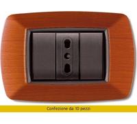 41558 Q.TA' 10 PLACCA LIFE LIVING PLAST LEGNO CHIARO 3P