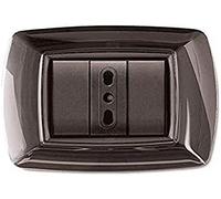 elettrocanali placca MY LIFE 3 POSTI GRIGIO