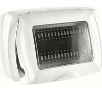 ELETTROCANALI Placca Placchetta Elettrica Copri Interruttore esterno 3P ECL4611B