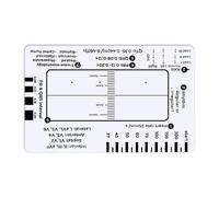 Elettrocardiogramma 7 Step Ruler Card per un'interpretazione accurata e analisi rapida in medicina impostazione strumento di valutazione