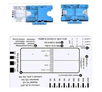 Elettrocardiogramma 7 Step Ruler Card per un'interpretazione accurata e analisi rapida in medicina impostazione strumento di valutazione