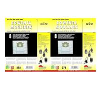 ELETTROCASA 16 sacchetti per aspirapolvere in carta, compatibili con Aspirapolvere, per Rowenta (Confezione da 2)