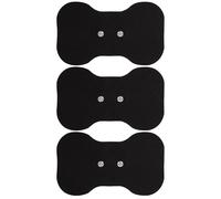 Elettrodi autoadesivi TENS wireless Med-Fit Butterfly: versatili, resistenti e facili da usare per alleviare il dolore (Nero, Farfalla, confezione da 3)