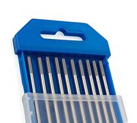 Elettrodi di tungsteno professionali per saldatura 150 mm/6 pollici 150 mm 1.0 .6 2,4 mm WL20 WT20 WC20 WL15 WP aste di saldatura bastoni (WC20-grigio, 2 mm)