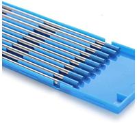 Elettrodi di tungsteno TEN-HIGH TIG, Lanthanum 2%, WL20 (blu), elettrodo di tungsteno lantanio, 2,0 mm x 175 mm, confezione da 10 pezzi.