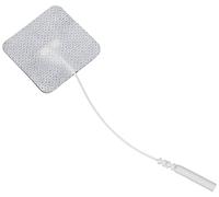 Elettrodi in Tessuto Promed 40 X 40 Mm, 4 Pezzi, Elettrodi Tens Autoadesivi con Spina da 2 Mm per Dispositivi Tens/Ems, Riutilizzabili