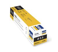 Elettrodi per saldatura in acciaio 230 pz 2,5 x 350 mm 085039