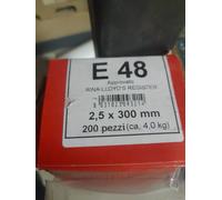 Elettrodi rivestiti basici basico saldatura SIDERARCO E48 2,5 x 300 mm200 pezzi