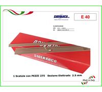 ELETTRODI SALDATURA RUTILICI 2.5 x 300 TIPO RUTILICO ROSSO PZ 275 SIDERARCO