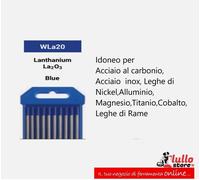 Elettrodi Tungsteno TIG Vari Colori e Diametri 1.6 2.4 3.2 mm Saldatrice TIG