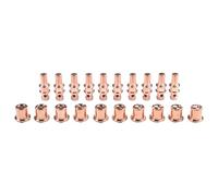 Elettrodo al plasma PR0109 con ugello Tip PD0105 1 0mm 20pcs Parti di Ricambio per Trafiment Per A81 Torcia al Plasma Apparecchiature di Taglio