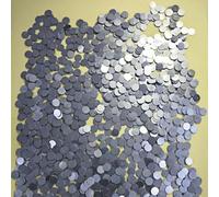 Elettrodo circolare a disco di zinco for zinco - Spessore 0,3 mm e 0,5 mm, personalizzabile, varie dimensioni(D14mm 0.5mm thick 100)