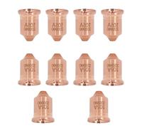 Elettrodo da 10 pezzi per torcia al plasma Modello 220842 Sostituzione durevole con ugelli da taglio Modelli 220990 e 220816 Cappuccio protettivo Modello 220993 220990 10 pezzi