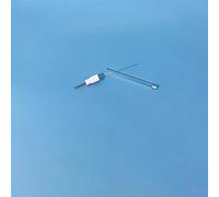 Elettrodo di riferimento in argento non acquoso, elettrodo Ag/Ag+ in argento/ioni argento for esperimenti elettrochimici(Dia4mm)