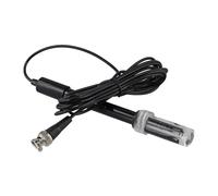 Elettrodo per sonda pH con connettore BNC per acquario, idroponica e laboratorio, gamma di pH 0,00-14,00, corpo in ABS, cavo da 2 m, include pH 4,01 e 6,86 (0,2 m)