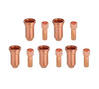 Elettrodo per Taglio, Ugello 1,5mm, 10 Pezzi per Torcia PT100, Punta 0,059in - Alta Durata, Rame di Qualità, Compatibile Serie PT-80/PT-100