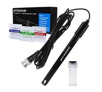 Elettrodo pH di alta Precisione con Polvere di Calibrazione, Sonda 0-14 pH con connettore BNC e cavo da 300 cm per un'ampia Applicazione