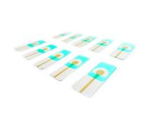 Elettrodo singolo serigrafato in argento for sistemi di rilevamento elettrochimici - Kit elettrodo di riferimento 3 in 1(10PCS)