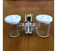 Elettrolizzatore a membrana a scambio protonico di tipo H - Dispositivo sperimentale for l'elettrolisi 'acqua for la ricerca scientifica(Left200ml-right200ml)