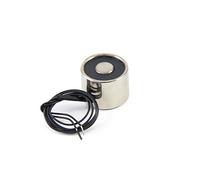 Elettromagnet Con Foro Di Montaggio M3 Per Meccanismi Di Porte E Portelloni - 20mm Dia x 15mm Di Spessore - 2,5kg Di Tiro - 3W/0,13A - Pacco Di 5