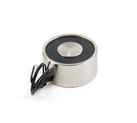 Elettromagnet Con Foro Di Montaggio M5 Per Meccanismi Di Porte E Portelloni - 40mm Dia x 20mm Di Spessore - 25kg Di Tiro - 8W/0,33A - Pacco Di 5
