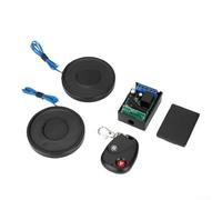 Elettromagnete 12 V/24 V 70/9 telecomando solenoide, interruttore magnetico elettrico per apparecchiature di automazione industriale, serratura per controllo accessi (nero 24 V)