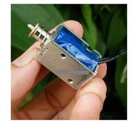 Elettromagnete a molla for uso domestico DC 12V Solenoide Tipo Push Pull Magnete a impatto Corsa 6mm Motor Drivers