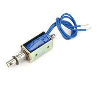 Elettromagnete a Solenoide di Tipo Pull Push, JF-0530B DC 6/12/24V 300mA 5N Elettromagnete di Controllo Automazione Solenoide Lineare (6V)