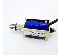 Elettromagnete a telaio tipo push-pull DC 12 V 24 V TAU0630T, corsa 10 mm, forza di mantenimento 1 kg, 1 pezzo(24VDC)