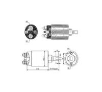 ELETTROMAGNETE MOTORINO AVVIAMENTO MITSUBISHI (24V)