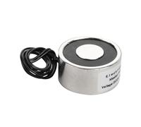 Elettromagnete, tensione di lavoro 24±2V, valore massimo di aspirazione 30kg/294N, 40x20mm. L'elettromagnete a ventosa rotonda