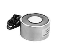 Elettromagnete, tensione di lavoro 24±2V, valore massimo di aspirazione 55kg/540N, 50x27mm. L'elettromagnete a ventosa rotonda