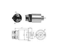 Interruttore solenoide, avviamento MEAT & DORIA 46285