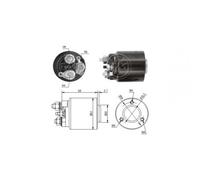 Interruttore elettromagnetico avviatore ZM591 ERA per OPEL DAEWOO CHEVROLET FIAT