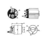 Interruttore solenoide, avviamento MEAT & DORIA 46063
